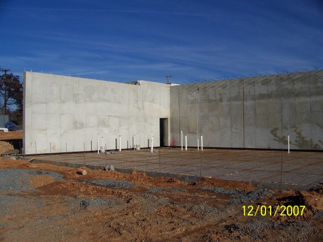 West  end stairway and where dorm rooms will be next to community room.