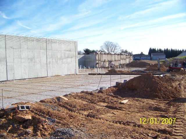 Looking west to east from south west corner on lower level.