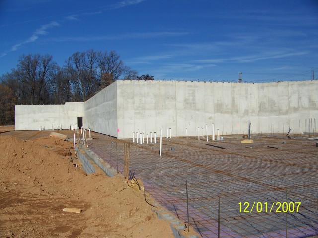 Lower level looking east to west.