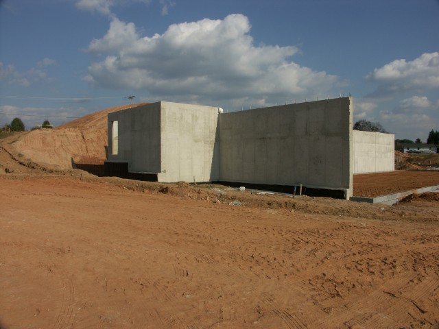 New Firehouse construction taken 11-04-2007.  Southwest corner.