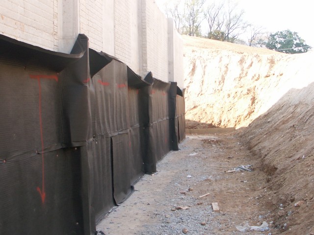 New Firehouse construction taken 11-04-2007. Area to be back filled.