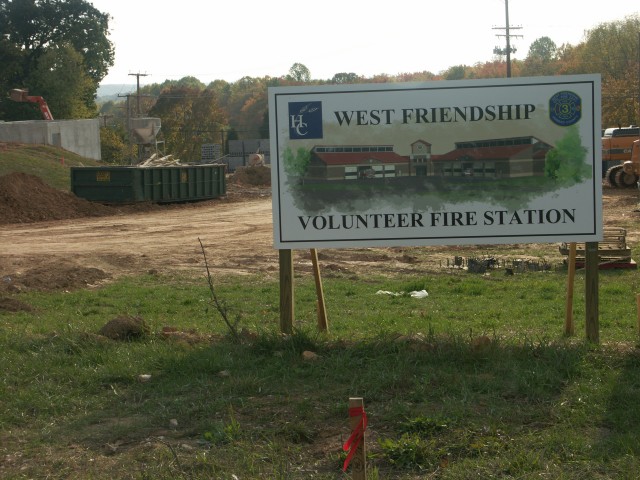 New Firehouse construction taken 11-04-2007.