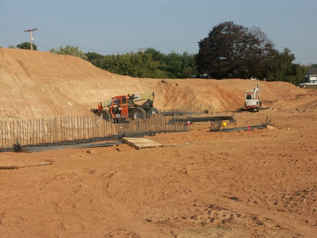 Work site of the New Station. October 8, 2007.