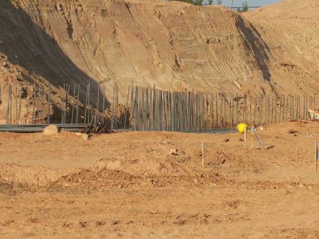 Work site of the New Station. October 8, 2007.