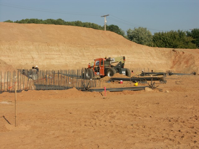 Work has begun at the New Station site. October 8, 2007.