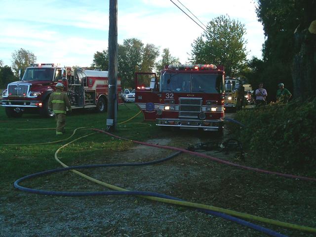 Sunday Barn Fire - West Friendship Volunteer Fire Department